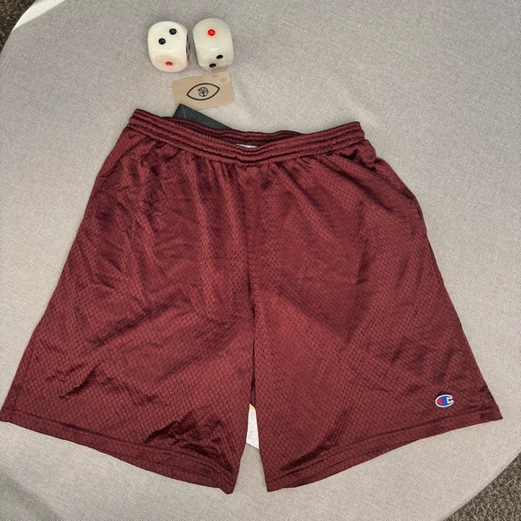 Champion Men’s Sport Shorts – Burgundy, M - Picture 4 of 7
